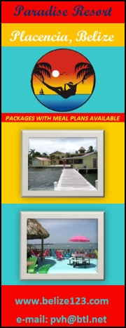 Paradise Resort is a small hotel located in the village of Placencia, Belize